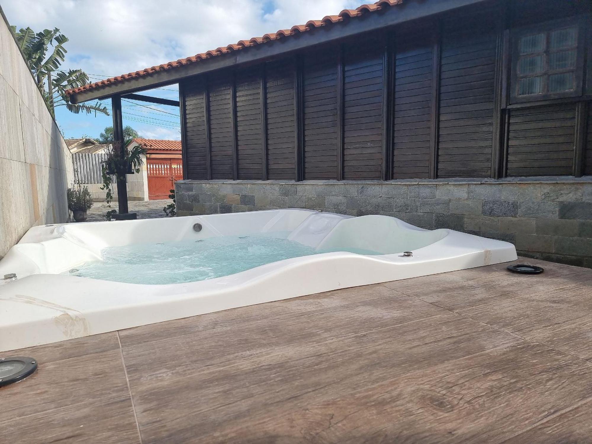 Piscina Aquecida , Spa, Bilhar, Ar Cond, Wi-Fi Itanhaém Eksteriør billede